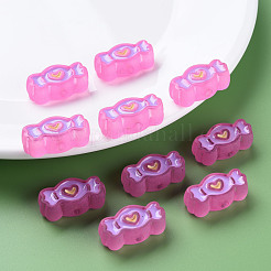 Прозрачные акриловые бусины&nbsp;MACR-S374-05B-02