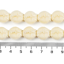 Нити резных бусин из синтетического коралла CORA-C003-13A