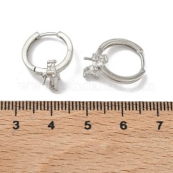 Minuteria in ottone con micro pavé di zirconi chiari&nbsp;KK-D226-04P