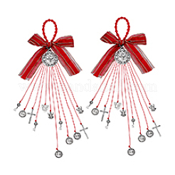 2 pezzo di ornamenti da appendere in nylon&nbsp;HJEW-PH02338