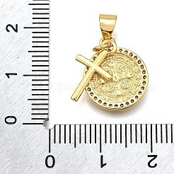 Стойки обшивки латунь микро проложить Циркон подвеску&nbsp;X-KK-K401-74G