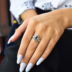 Латунные кольца на палец с фианитом и паве&nbsp;FS-WGC2302-01