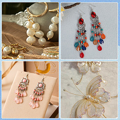 4 набор из 4-х видов латунных штифтов с плоской головкой и штифтов с ушком&nbsp;KK-SP0002-39