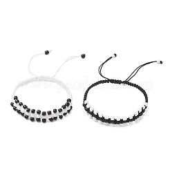 2шт. браслеты из бисера ручной работы из стеклянных бусин для женщин&nbsp;BJEW-JB11947