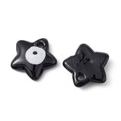 Ручной зла подвески бусины глаз LAMP-I026-12C