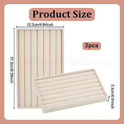 Бархатные подносы для колец ODIS-WH0113-12B