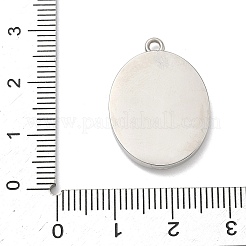 Anhänger aus 304 Edelstahl und Strassen&nbsp;STAS-G371-09E-01P