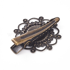 Аксессуары для волос клип фурнитуры железа волос аллигатора IFIN-L035-01AB-NF