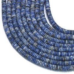 Матовое натуральное синее пятно нитки из бисера яшмы G-K389-C05-01