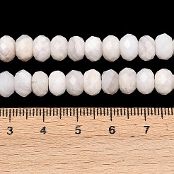 Натуральные белые сумасшедшие агатовые бусины&nbsp;G-C259-A33-5x8mm