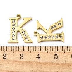 Подвески из настоящей 304 нержавеющей стали с покрытием из 14-каратного золота&nbsp;STAS-L022-157G-K