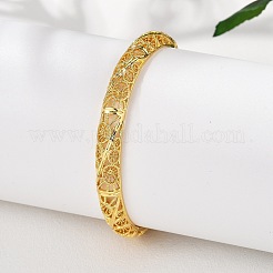 Латунные браслеты для женщин&nbsp;BJEW-D313-03G