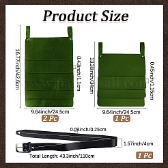 Юбка из искусственной кожи средневекового викинга с поясом&nbsp;AJEW-WH20077-031C