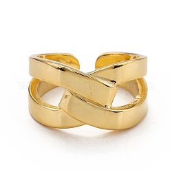 925 кольцо из стерлингового серебра, открытые кольца, золотые, размер США 7 1/4 (17.5 мм)