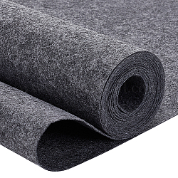 BENECREAT 10 Feetx15.75 Inch Felt Fabric Rolls Felt Non-Woven Sheet 0.1cm Thick Dark Gray Felt, Polyester Felt for Crafts, Quilting Sewing, Garments