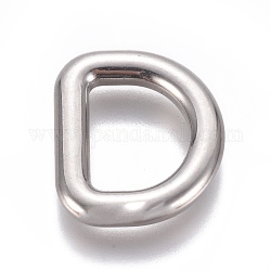 304 anelli in acciaio inossidabile, fermagli fibbia, per tessitura, borse a tracolla, accessori d'abbigliamento , colore acciaio inossidabile, 17x15x3mm