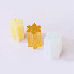 Moldes de vela de silicona diy, para hacer velas, flor, 5.7x6.1x7.1 cm