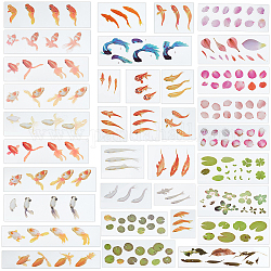 Наклейки украшения из смолы olycraft 3d, самодельный наполнитель для искусства из смолы, разнообразные, разноцветные, 36 шт