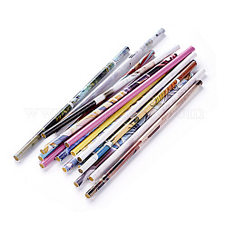 鉛筆型ラインストーンドットペン  ミックスカラー  6~7.5mm  8.5インチ（216mm）