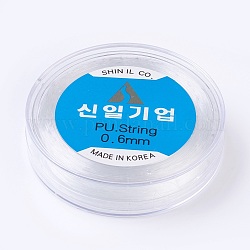 Koreanisch elastischen Kristall Gewinde, für Schmuck machen, Transparent, 0.6 mm, ca. 76.55 Yard (70m)/Rolle