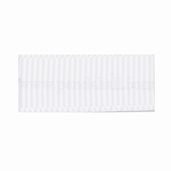 Hochdichte Polyester-Ripsbänder, Rauch weiss, 1/4 Zoll (6.5 mm), ca. 100 Yards / Rolle