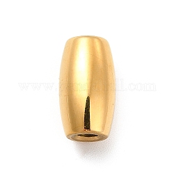 304 Stainless Steel Beads, Rice, Golden, 12.5x7.5mm, Hole: 2.5mm