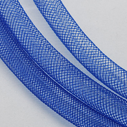 Cable de hilo de plástico neto, azul real, 10mm, 30 yardas