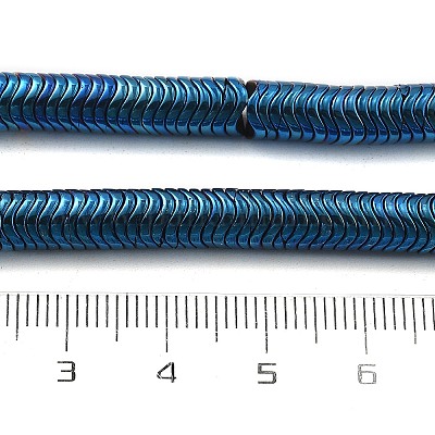 Гальванические нити из синтетических немагнитных гематитовых бусин G-B132-A01-01F-1