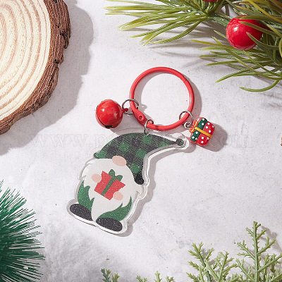Рождественский кулон из акрила и смолы HJEW-JM04303-02-1