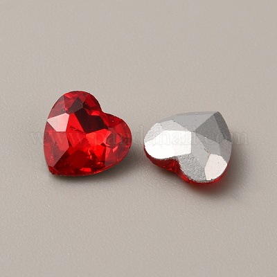 Cabochons de strass en verre&nbsp;RGLA-WH0001-10B-03-1