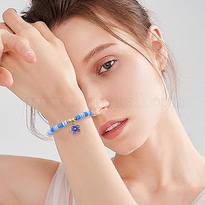 Наборы для самостоятельного изготовления браслетов-стрейч DIY-YW0011-88-1