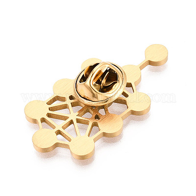 Зажимы для лацканов одежды из нержавеющей стали 304 STAS-T070-10G-1