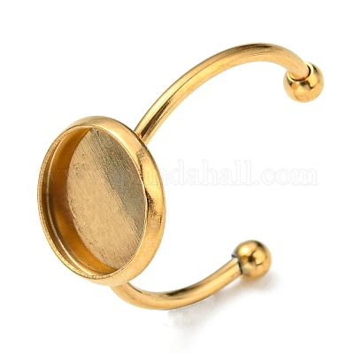 Ионное покрытие (ip) 304 нержавеющая сталь открытая манжета кольцо выводы STAS-H215-01B-G-1