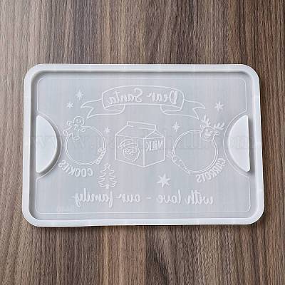 Тарелка для подноса своими руками с ручкой силиконовые Молды DIY-I099-61-1