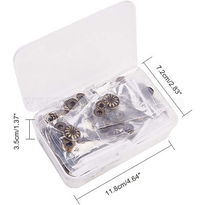 合金スナップボタン 綿パッデッド服コートダウンジャケットバックル  