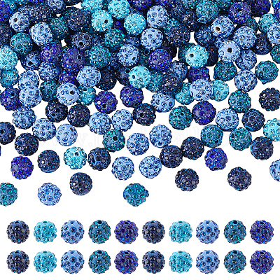 150шт 5 цвета бусины из полимерной глины ручной работы CLAY-ME0001-01-1