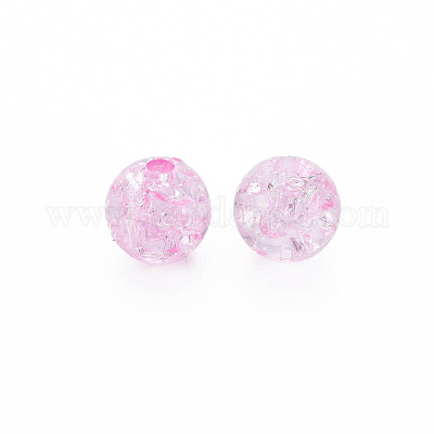 Прозрачных бусин акриловые треск MACR-S373-66-N04-1