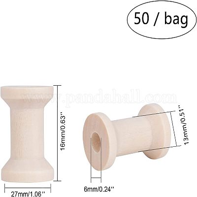 Катушки с деревянными нитками ODIS-OC0001-02B-1