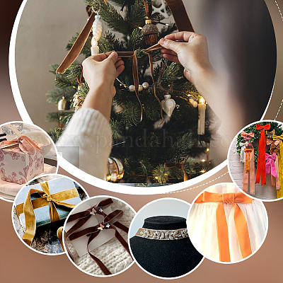 3 рулон 3 видов односторонней бархатной ленты OCOR-PH0002-87A-1