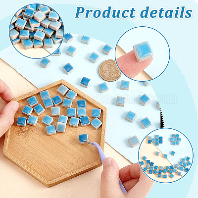 Фарфоровые кабошоны градиентного цвета от Ahademaker PORC-GA0001-02B-1