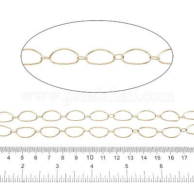 10м ионное покрытие (ip) овальные звенья цепи из нержавеющей стали 304 CHS-T006-01G-1