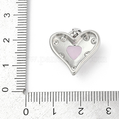 Латунные микропаве прозрачные подвески с фианитом KK-R213-13P-1