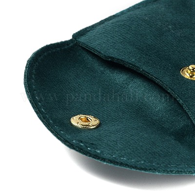 Бархатные мешочки для хранения украшений с кнопкой для браслетов ABAG-P013-01-1