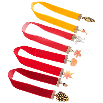 Colorful Ribbon Bookmarks Set