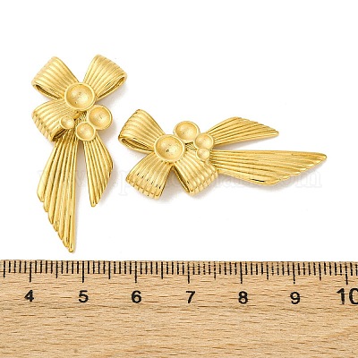 Подвеска из нержавеющей стали 304 со стразами STAS-A117-04G-1