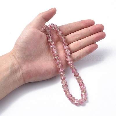 Ручной золотой песок бусины бисер нитей LAMP-R141-10mm-11-1