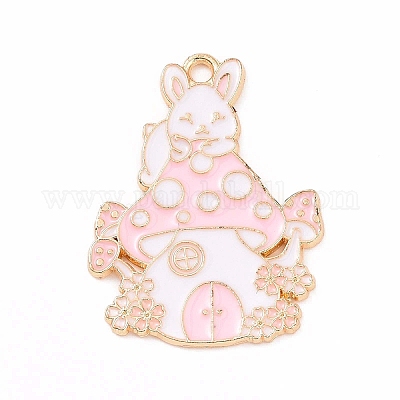 Подвески из эмали и сплава ENAM-M055-03G-01-1