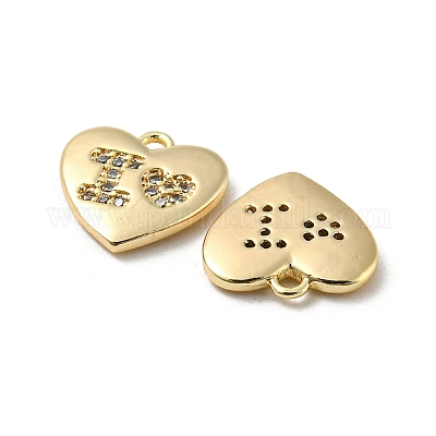 Латунные микро проложить кубического циркония подвески KK-H460-45G-1