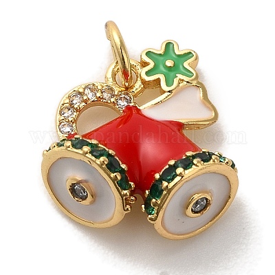 Стойки обшивки латунь микро проложить Циркон подвеску KK-U027-08G-A-1