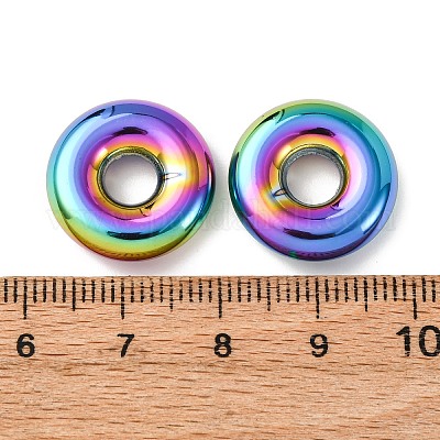 Европейские бусины из нержавеющей стали 304 STAS-D383-01B-RC-1